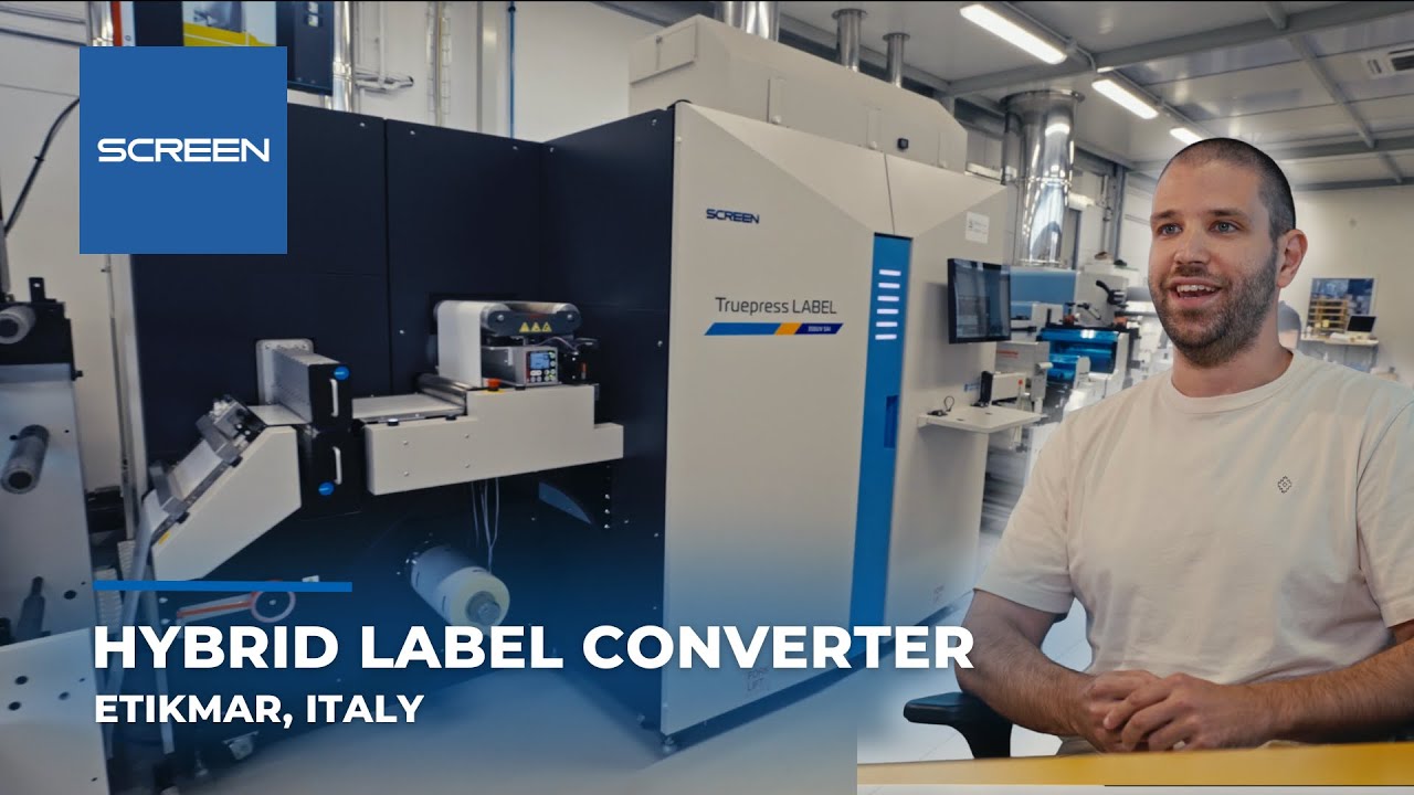 Etikmar Boosts Production with SCREEN Hybrid Digital-Flexo Label Printing Line - ITALY