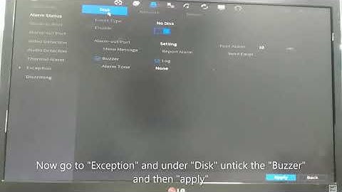 How To Disable HDD Buzzer For VIP/Watchguard NVR