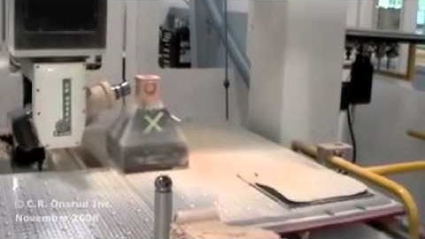 Sphere Inside of a Cube Machined on a C R  Onsrud CNC Machining Center