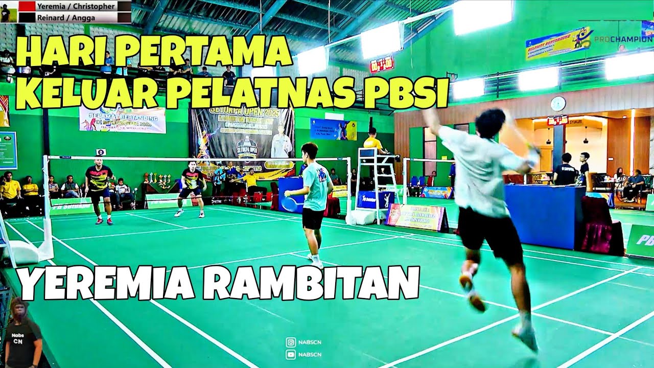 YEREMIA RAMBITAN Disambut REINARD / ANGGA. Adu SMASH Tak Terhindarkan