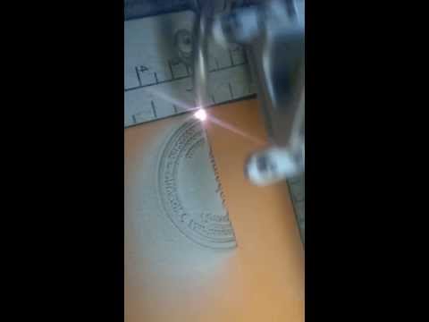 Изготовление печати из резины часть 2