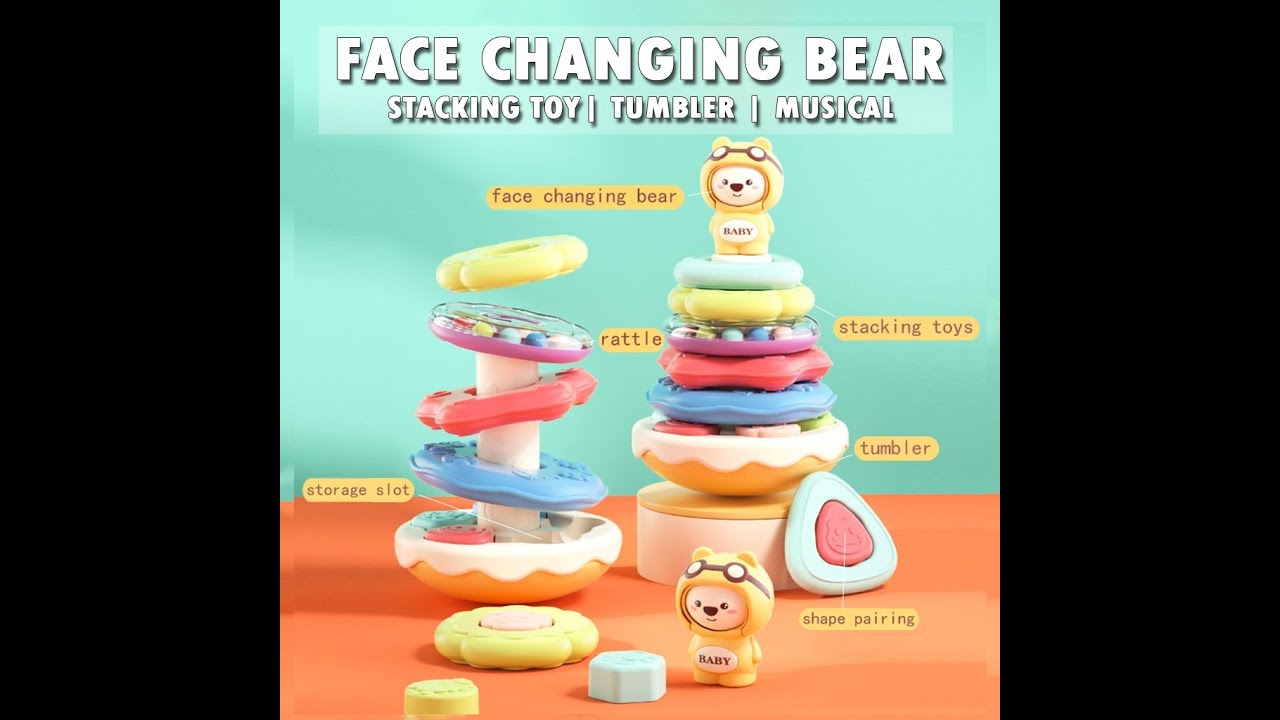 Baby Tumbler Jenga Stacking Toy with Music