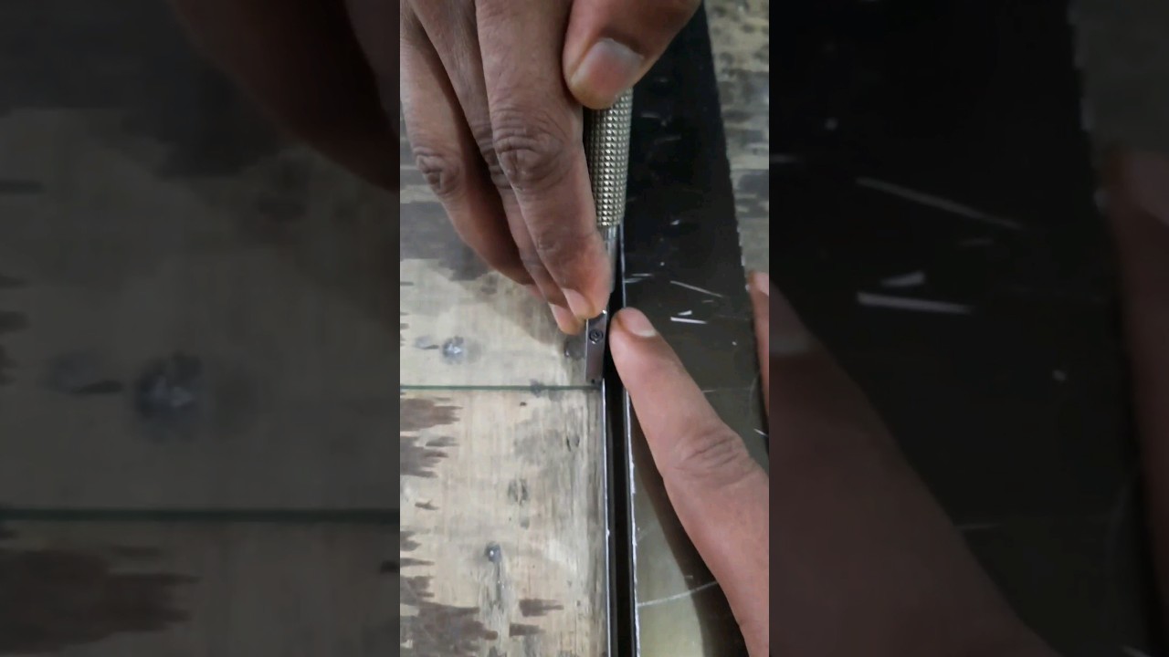 amazing glass cutting tutorial | Good workmanship & machinery tools