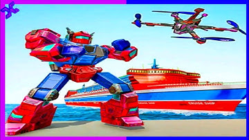 Cruise Robot Ship - Robot Games Android gameplay