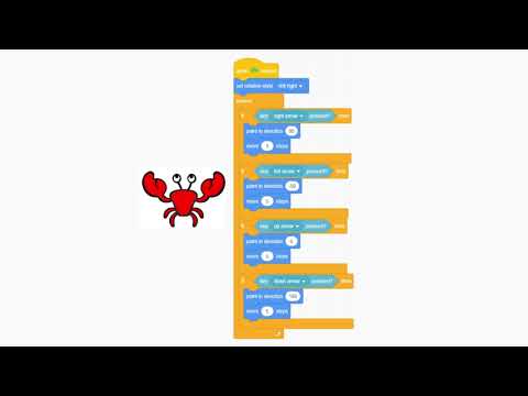 Learning Scratch Coding (for Kids) - How to Move Sprite by Using Keyboard Arrow Keys