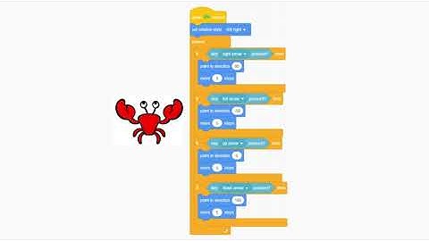 Learning Scratch Coding (for Kids) - How to Move Sprite by Using Keyboard Arrow Keys