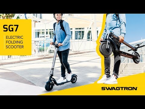 SWAGTRON's Swagger 7 Folding Electric Scooter Features a Swappable Battery