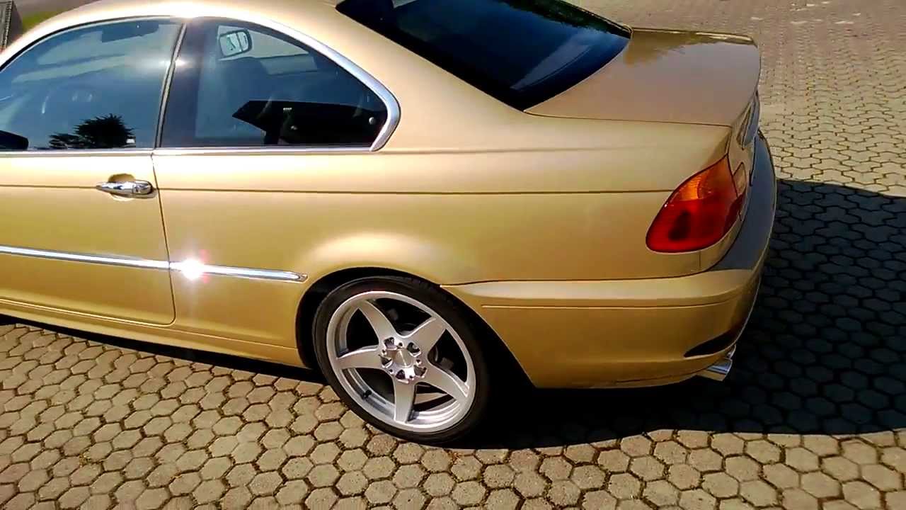 E46 3i Coupe The Golden Walkaround Youtube