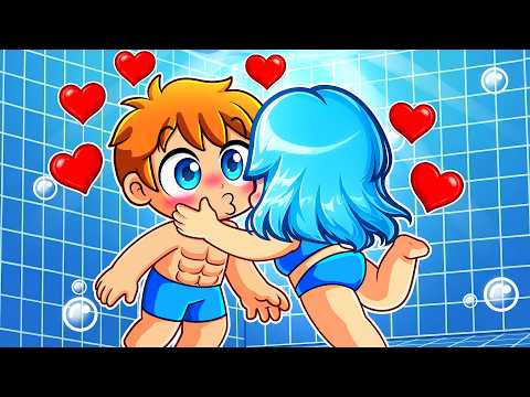 A PRETTY GIRL KISSED ME AT A POOL PARTY on ROBLOX!