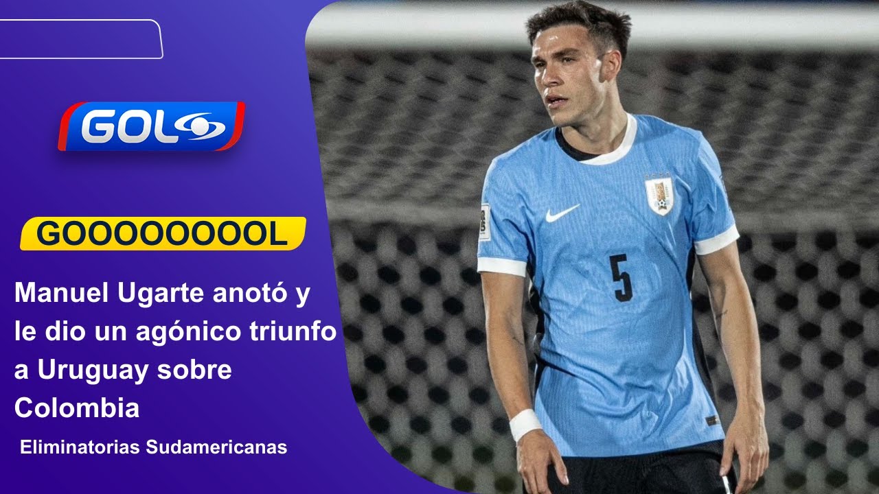Manuel Ugarte y el agónico gol que le dio la victoria a Uruguay sobre ...