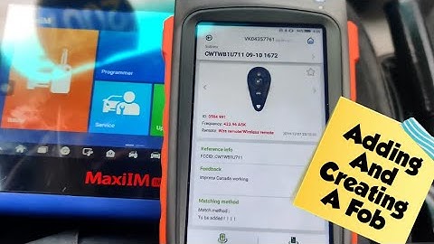 2007 Subaru Subaru Forester Add A Key Fob