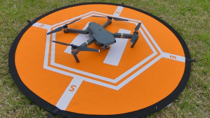 The Drone take off and landing pad 