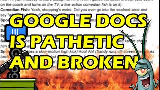 Google Docs Find and Replace is BROKEN HOW???