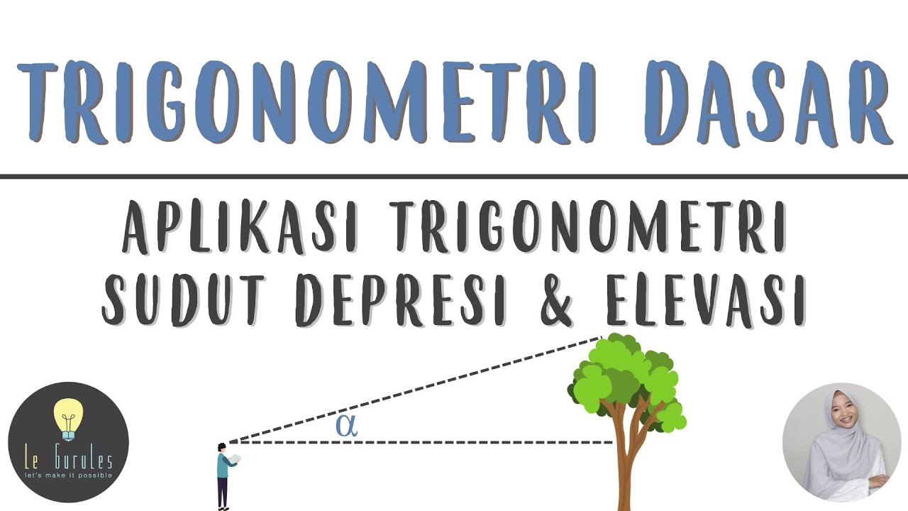Aplikasi Perbandingan Trigonometri, Sudut depresi elevasi Aplikasi Perbandingan Trigonometri, Sudut depresi elevasi