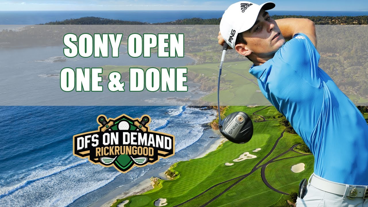 Sony Open One and Done Preview 2020 - Gups Corner Strategy