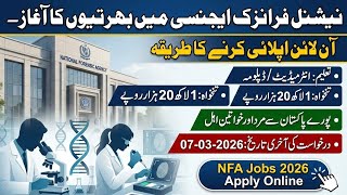 National Forensic Agency Jobs Online Apply 2026 | How to Apply NFA Jobs | Today All Jobs Update