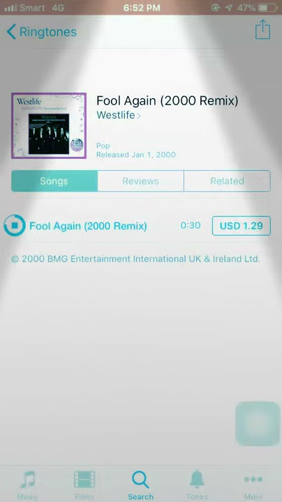 Fool Again - Westlife Ringtone