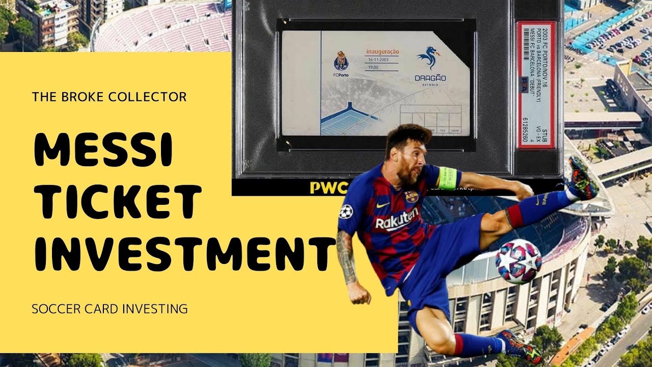 Lionel Messi Soccer Ticket Stub Investing (Untapped Market)