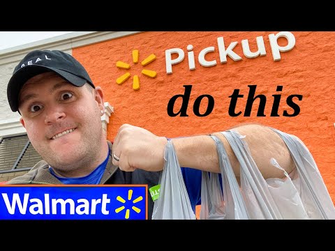 NO TOUCHING! Walmart (FREE) Grocery Pickup (Delivery App!!!)