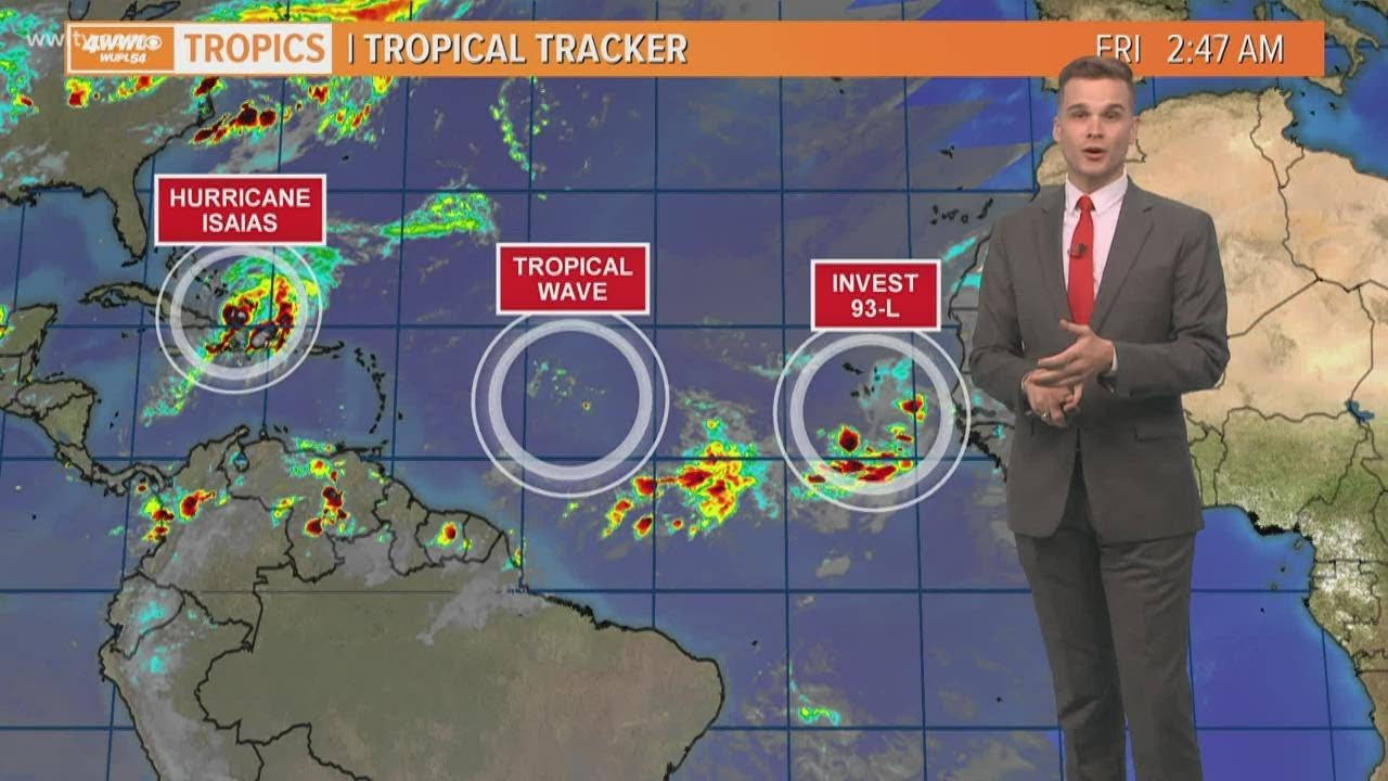 Hurricane Isaias tracks toward Florida, east coast of United States ...