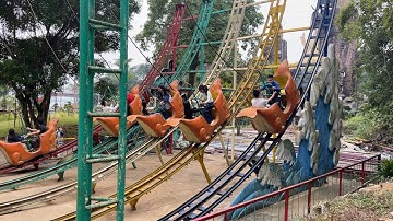 Trò chơi cảm giác mạnh cá heo lướt sóng tại Khu vui chơi hồ núi cốc