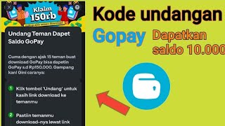 Kode undangan Gopay