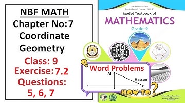 Math Class 9 (NBF) Exercise 7.2 Question 5, 6, 7  complete solution   -   (FBISE)