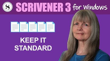 Scrivener 3 for Windows: Creating a fill in format