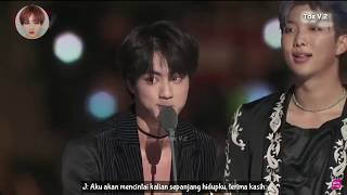 [INDO SUB] BTS DAESANG WORLDWIDE ICON OF THE YEAR MAMA 2018 Japan