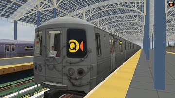 [OBND] openBVE RP Multiplayer Metro Subway Simulator: Halloween Special (F) via 53rd Street