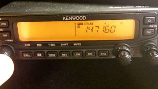 Kenwood TM-V71 - how to program a memory channel
