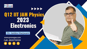 Q12 IIT JAM Physics 2023 Electronics