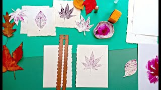 5-Minute DIY Leaf Prints: a Fun Autumn Art Project