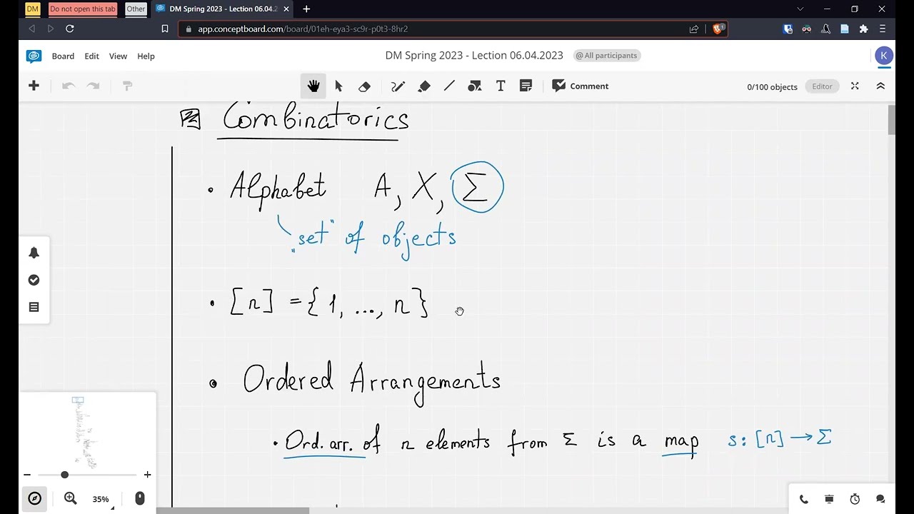 DM Spring 2023 - Lecture 6 - Combinatorics - 06.04.2023