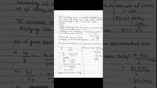 Volumetric analysis