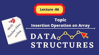 Lecture 06   Insertion Operation of Array Data Structure in C++ Urdu/Hindi