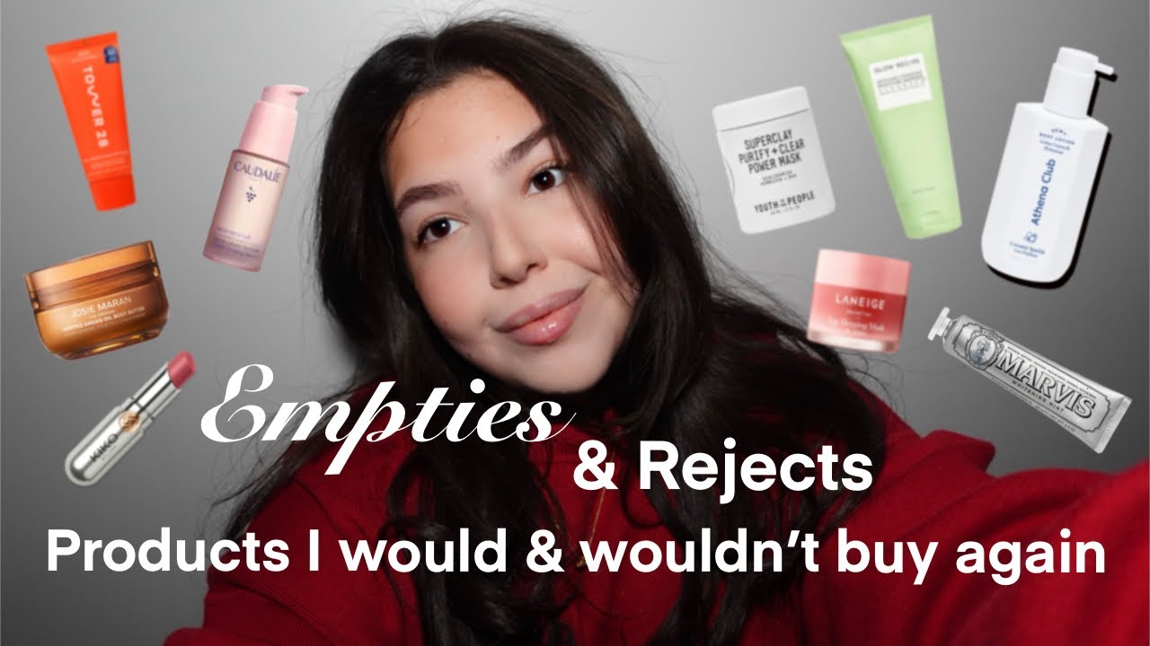 End of Year Empties & Products I’d Buy Again | Skincare, Makeup, Hair, Body.
