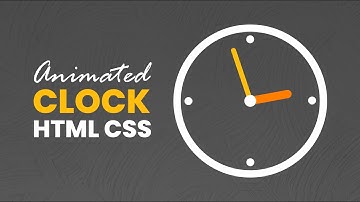 Animated Clock Using HTML CSS | HTML & CSS | M.A Developer