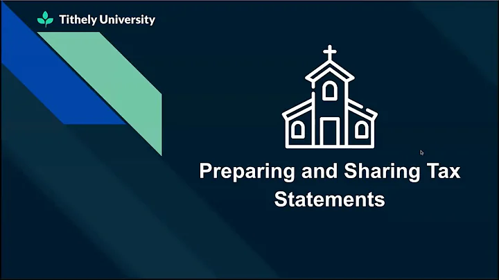 Tithely University | Breeze Tax Statements