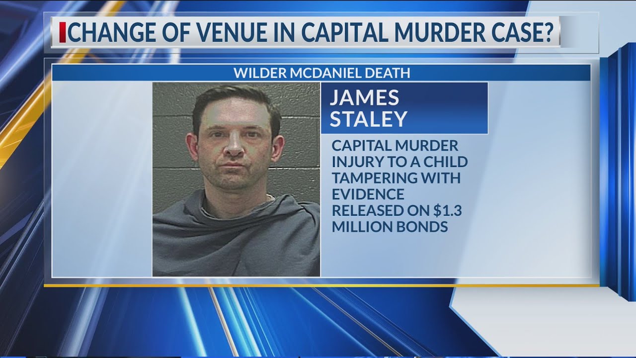 Change of venue hearing set in Staley capital murder trial YouTube