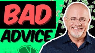 Dave Ramsey’s WORST Advice
