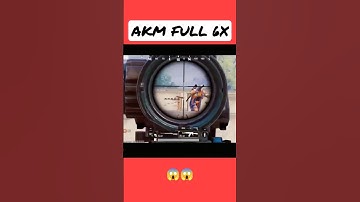 AKM FULL 6X #bgmi #shorts #pubgmobile