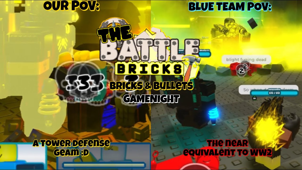 This was more than a tower defense game (Roblox - The Battle Bricks Bricks & Bullets #2 - Gamenight)