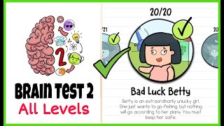 Brain Test 2 Tricky Stories BAD LUCK BETTY All Levels 1-20 Solution Walkthrough screenshot 3