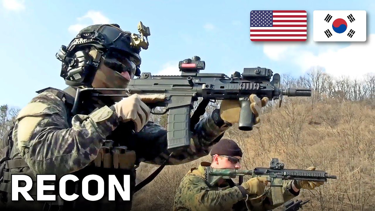 U.S.-ROK Recon Marines Dominate the Range! Live Fire Action (2025 ...