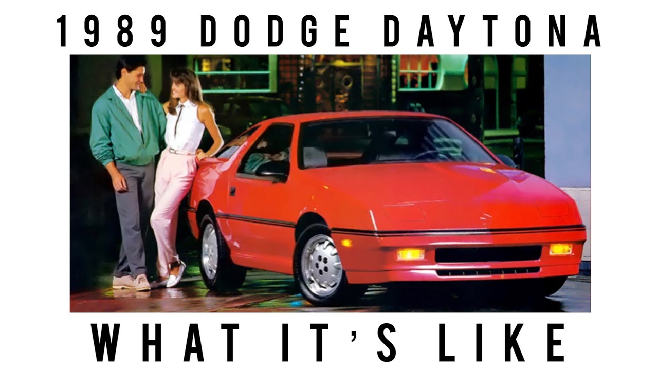 1989 dodge Daytona full review / drive - YouTube