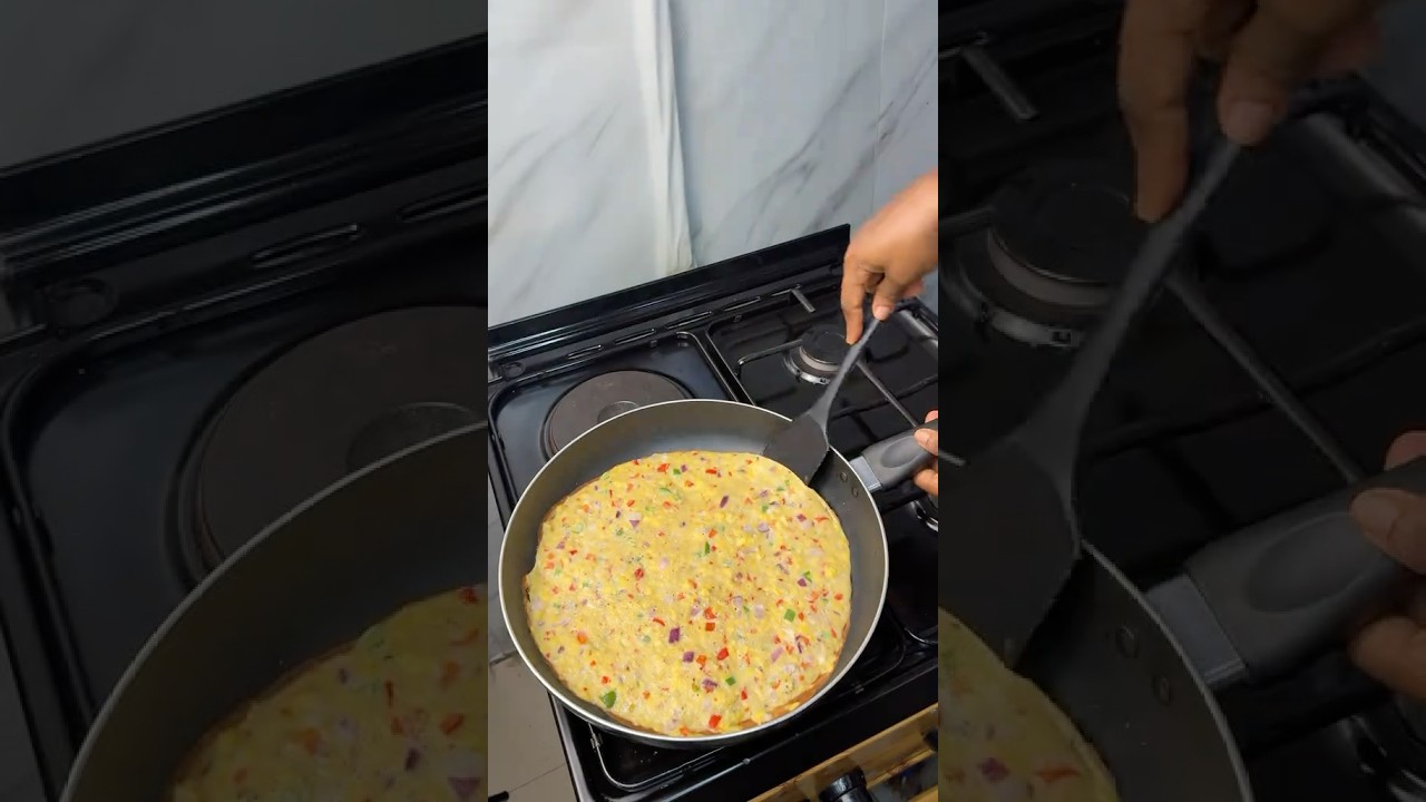 How to make plantain and eggs pancakes