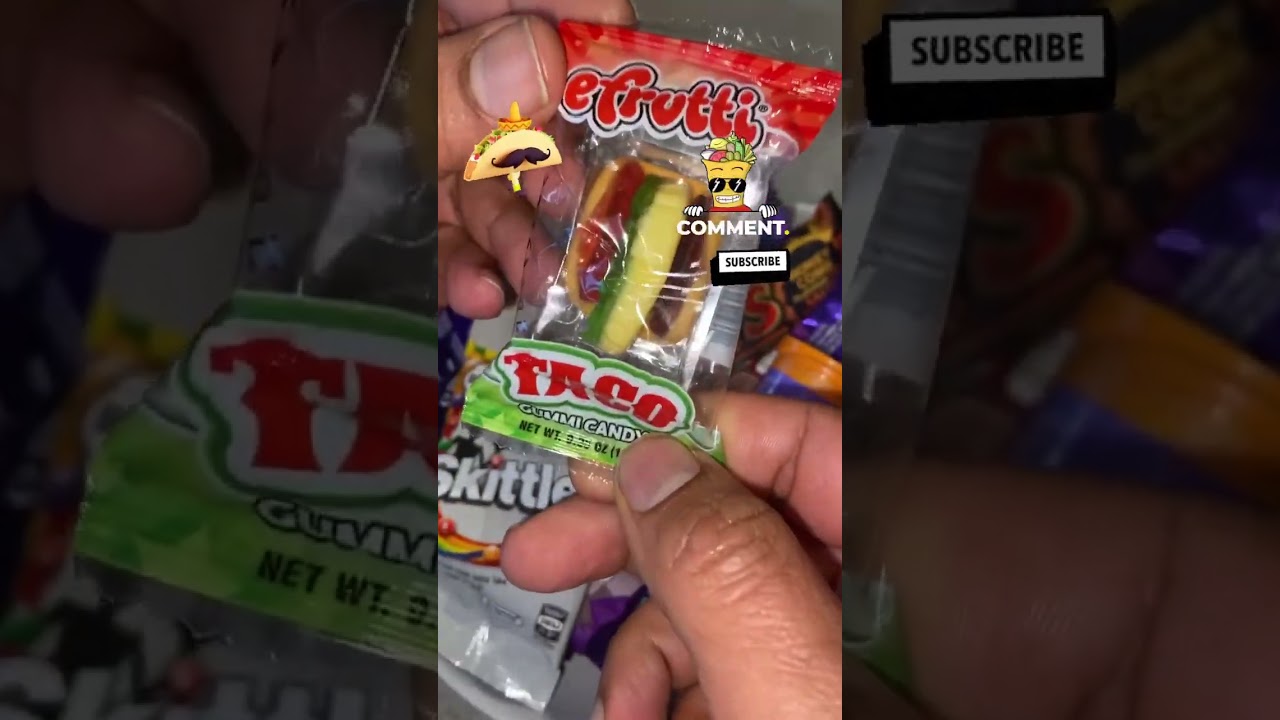 CUTE GUMMY TACO 🌮 unboxing wow 🤩 so yum 👈