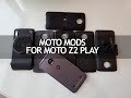 Moto Mods for Moto Z2 Play- Hands on