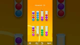 Ball sort-Bubble sort puzzle Advanced level 25